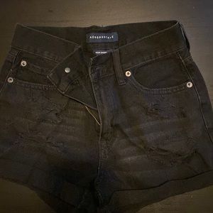 Black Aeropostal Mom shorts Size 00